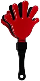 12 Pack - Red/Black Hand Clapper Noise Makers Party Favors