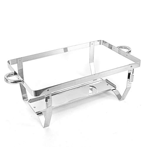 Futchoy 3 * 3L Edelstahl Buffetwärmer Warmhaltebehälter Speisewärmer Wärmebehälter,mit Wasserpfanne, Lebensmittelpfanne… – Bild 4