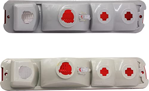 El Camino Tail Light Assembly - Replacement for Chevy El Camino Malibu GM-C Caballero 1979-1987 (Pair)