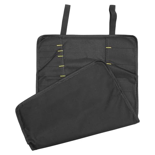 MUSISALY Bolsa Enrollable Organizador Portátil Gran Capacidad y Fácil Transporte de Tela Oxford Negra para Cuchillos de Chef para Uso en Restaurante o Casa
