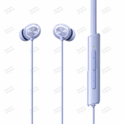 Image of Compatible with Realme 3 Neo Wireless Bluetooth Neckband with Deep Bass Driver, Long Battery Backup, Fast Charging Support, HD Mic for Clear Calls, Lightweight Build(Blue)