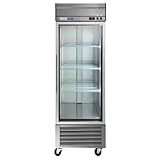Kratos Refrigeration 69K-760 Commercial 1 Door Reach-In Glass Door Refrigerator