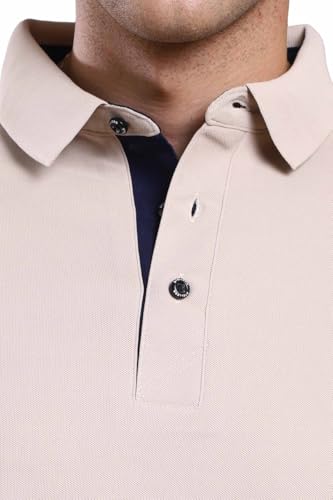Image of STELLERS Men's Premium Polo T-Shirt Wrinkle Free Quick Dry Soft and Feather Touch Feel Regular Fit