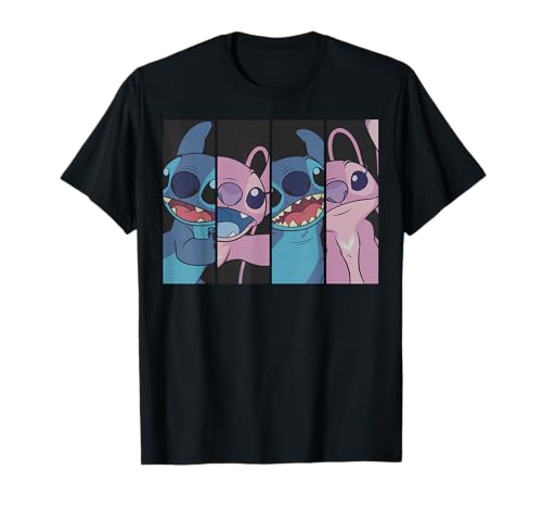 Disney Lilo and Stitch Boxed Faces t-shirt haut manga imprimé imprimé geek