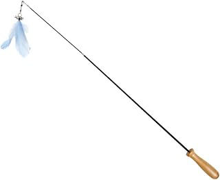 Ipetboom 2 Peças De Brinquedo Para Arranhar Para Gatos Varinha Retrátil Para Gatos Brinquedo De Pegar Para Gatos Corda De Provocação Interativa Para Gatos Bastão De Provocação Para Gatos