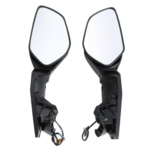 Rétroviseurs moto clignotants Ninja H2 finition carbone haut de gamme