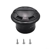 75 mm Dieselheizung, Lüftungsschlitzauslass, drehbar, verschließbar, schwarz, ABS, für Wohnmobil, Bus, Marine, Yacht-System (Φ100/75 ohne Gitter)