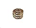 Handmade Twisted Three Metal Medicine/Healing Spiral Ring From Nepal