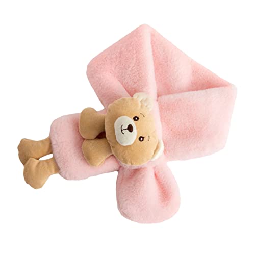 PartyKindom 1pc Boy Girl Soft Furry Neck Warmer Scarf for Cute Thick and Warm for Outdoor Activities and and Girls