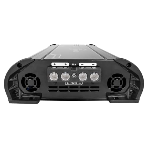 Image of Timpano 8000 Watts Mono Subwoofer Car Audio Amplifier TPT-BASS8000 1 Ohm - 12 Volts 8K Monoblock Class D Car Amp, Built-in Crossover & Bass Boost with Smart Fans