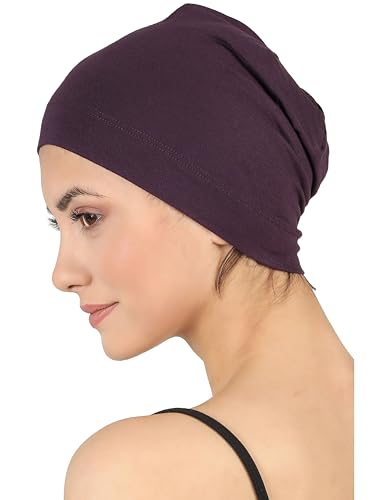 Deresina Bamboo Chemo Headwear for Women & Men – Ultra-Soft, Lightweight, Breathable Sleep Cap, Alopecia and Hair Loss Beanie