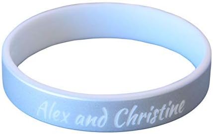 Reminderband 25 Custom Luxe Silicone Wristbands - Personalized Customizable Rubber Bracelets - Customized for Motivation, Events, Gifts, Support, Fundraisers, Awareness - Men, Women