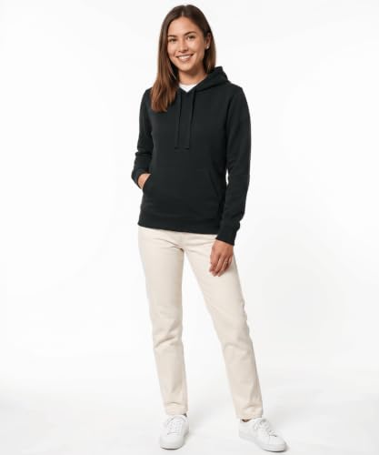 Image of Scott International Women's Cotton Blend Hoodie | Long Sleeve Sweatshirt | Stylish Winter Wear | Hooded Winter Top | Casual Outdoor, Travel, Gym & Everyday Wear | Pullover for Women
