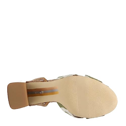 Image of Sam Edelman Haydee Fashion Slip On Open Toe Heeled Slides Sandals