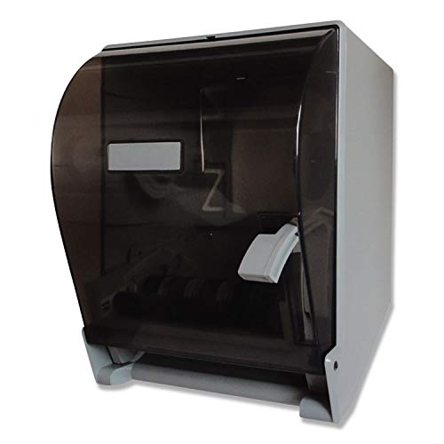 GEN 1605 Lever Action Roll Towel Dispenser, 11 1/4-Inch x 9 1/2-Inch x 14 3/8-Inch, Transparent