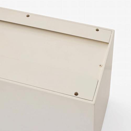 Image of CRAFT D ARTS Wooden 2 Drawer Wall Mounted Kitchen Cabinet for Home Office | Multi-Purpose Cabinet with Storage for Kitchen | Premium HDMR Wood | Color:- White | Assembly-DIY (Do-It-Yourself)