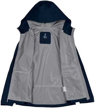 Little Donkey Andy Women’s Waterproof Rain Jacket Lightweight Outdoor Windbreaker Rain Coat Shell for Hiking, Travel