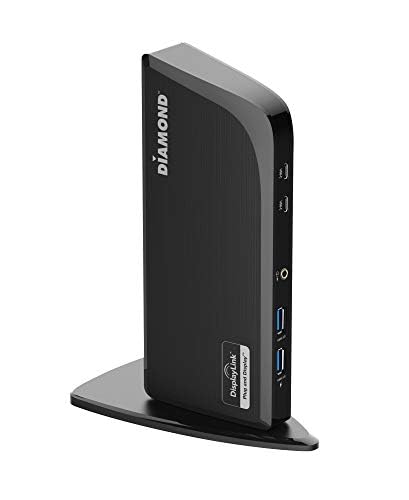 Diamond MultimediaTriple Display Docking Station with Charging Thunderbolt, HDMI, DVI, USB-C, USB-3.0 and Power Delivery