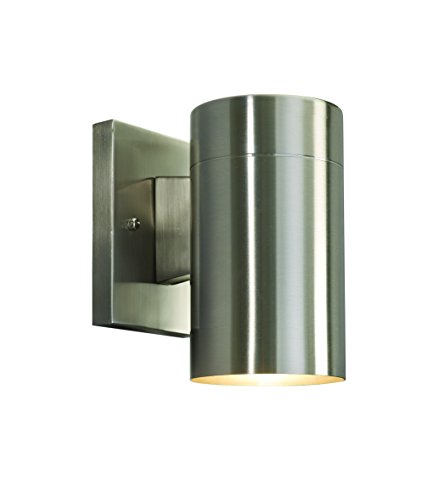 Canarm Night Sky Outdoor Wall Sconce - Brushed Nickel Downlight, ...