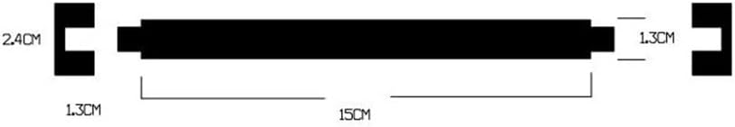 コイル状キーボードケーブルワインダー、ケーブルマネージャー、カスタムゲームメカニカルキーボード用コイル装飾ロッド (カラー: ブラッ