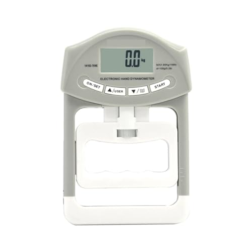 Dynamomètre numérique de préhension 300Lb écran LCD pour mesure de force de la main - 3