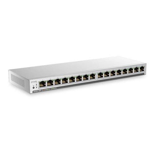 Image of Zyxel 16 Port Network Ethernet Switch | Unmanaged+ | PoE+ | GS1100-16EP