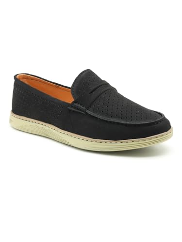 Image of Men's Denim Causal Loafers | Premium Breathable Upper | Driving Loafers | Lighweight Slip-On's | Soft Cushioned Insole | Super Flexible, Comfortable for Men
