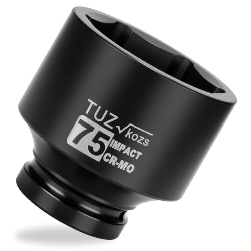 Image of 1 Inch Drive 75mm Standard Metric 6 Point CR-MO Impact Socket