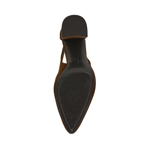 Anne Klein Womens Faux Leather Pointed Toe Block Heels3