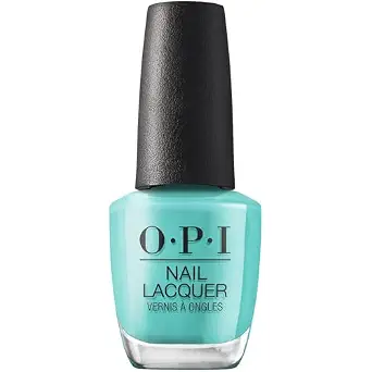 OPI Nail Lacquer Classic Nail Polish Colors - Blue & Green Shades, Crème, Shimmer, Glitter - Chip Resistant, Fast Drying, 0.5 Fl Oz