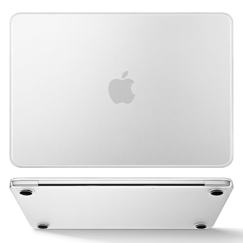 Image of May Chen Compatible with MacBook Neo 13 inch Model A3404 2026 Release, Slim & Lightweigh Frosted Finish Protective Case with Keyboard Cover&Screen Protector, Frosted Transparency