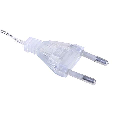 Andoer 4M 96 L-EDs Luz de corda de floco de neve luz intermitente de cortina de fada para festa de N