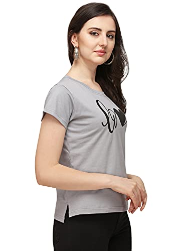 Image of DHRUVI TRENDZ Women Tops | T Shirt for Women | Tops for Jeans for Women | Western Tops for Women Stylish | T-Shirt for Women