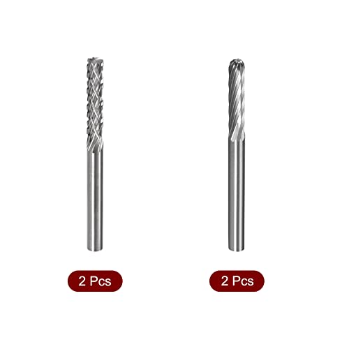 Fresas Rotativas Carburo Tungsteno 4 piezas 3mm miniatura 3