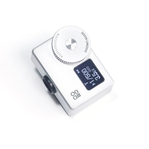 DOOMO MADE OLED Light Meter, Meter S, New Screen Design, Real-time Metering and One-Button Metering for Vintage Cameras (Chrome)