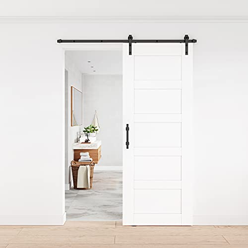 Miniatura 3 de Winsoon 30cm Tirador De Puerta De Corredera Negra De Manillas Puertas Interior Corrediza Del Granero Juego De Manijas Para Puerta De Garaje