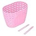 Panier de guidon, panier de vélo pour enfants résistant à l'usure pour enfants comme cadeaux pour Noël Halloween, anniversaires pour vélo pour enfants pour scooters(rose)