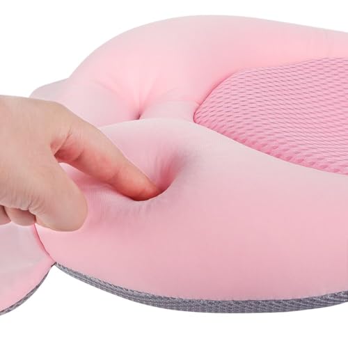 Image of Baby Bath Seat Support Net Soft Infant Bathing Seat Support Mat Suspension Shower Pad Adjustable Non-Slip Newborn Bathtub Sling Mat Baby Sink Bather Tub Shower Net Bathtub Sit Up Mesh 0-6 Month