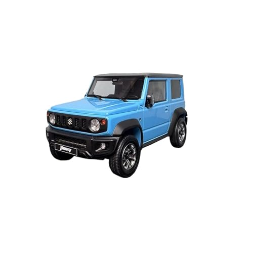Répliques miniatures Suzuki Jimny 1:18 voiture en métal de collection bleue