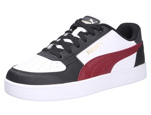 PUMA Unisex-Kinder-Sneaker Caven 2.0 Jr, Puma Schwarz Team Regal Red PUMA Weiß, 37 EU