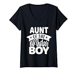 Photo Gallery donna aunt of the birthday boy maglietta con collo a v Photo Gallery donna aunt of the birthday boy maglietta con collo a v