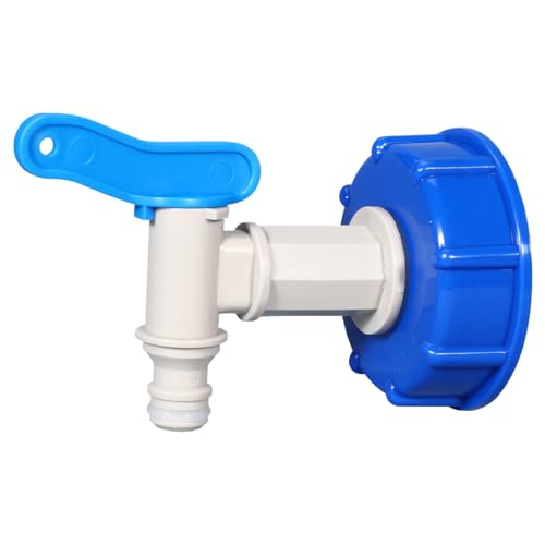 Nhujevkom IBC-Tankadapter mit blauem Griff