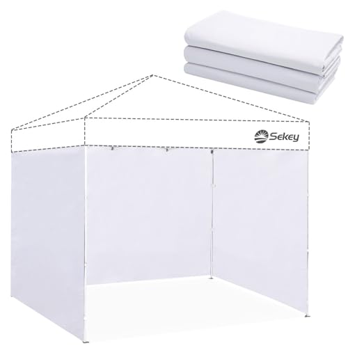 Sekey 3 Sidewalls for 10x10 Canopy Tent, 3 Pack Pop up Canopy Sunwalls Only, Waterproof, 99% UV...