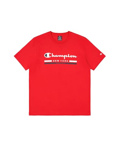 Champion Legacy Graphic Shop Authentic (220249) -Crewneck T-Shirt, Rouge (RS011), L Homme