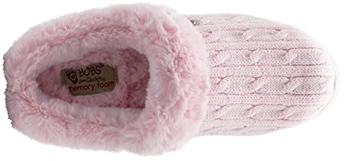 Skechers BOBS from Women's Keepsakes Ice Angel Slipper, Light Pink, 10 W US