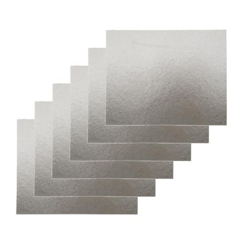 VZUHSW Set da 6 Protezioni in Mica per Microonde, Sostituzione per lastra di Mica per Forno a microonde, Piastra Onde, Copertura Guida d'Onda e Fogli Forno per Massima Protezione di Microonde