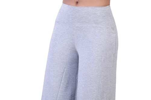 Image of Women's Viscose Calf-Length Palazzo Pants