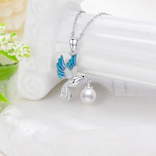 Holy Spirit Necklace for Women Dove Necklace Silver Peace Bird Necklace Christian Jewelry Graduation Birthday Gift for Mother Sister3