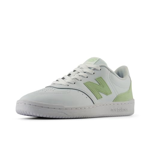 New Balance Women's BB80 V1 Sneaker, White/Natural Mint, 8.5
