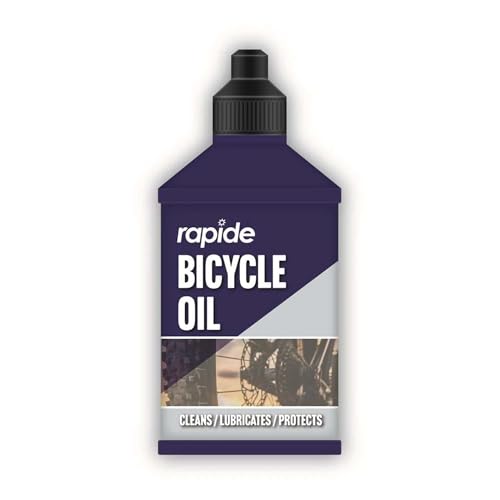 PEBBLE HUG Rapide Bicycle Oil, Enhancing Chain Smoothness, Reducing Friction and Wear, Guarding Against Rust, Corrosion, Dust, Gear Shifts, Effortless Pedaling, Long-Lasting, 120ml, (1 Pcs)